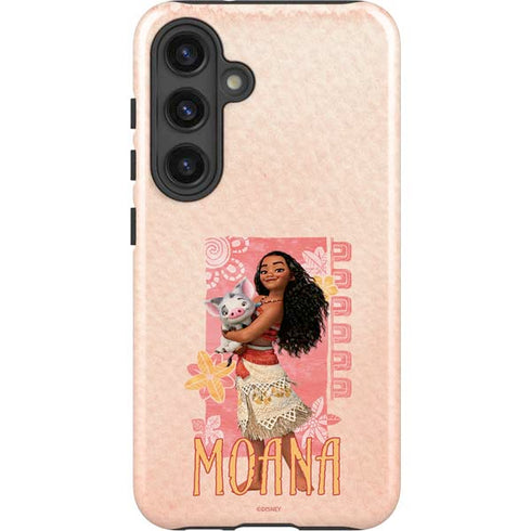 Disney Princess Moana and Pua Galaxy S25 Impact Case